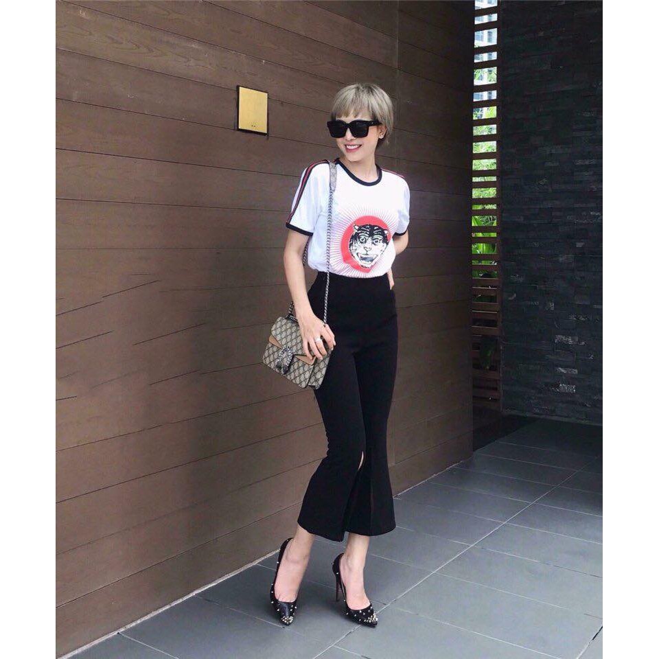 Quần tây xẻ loe