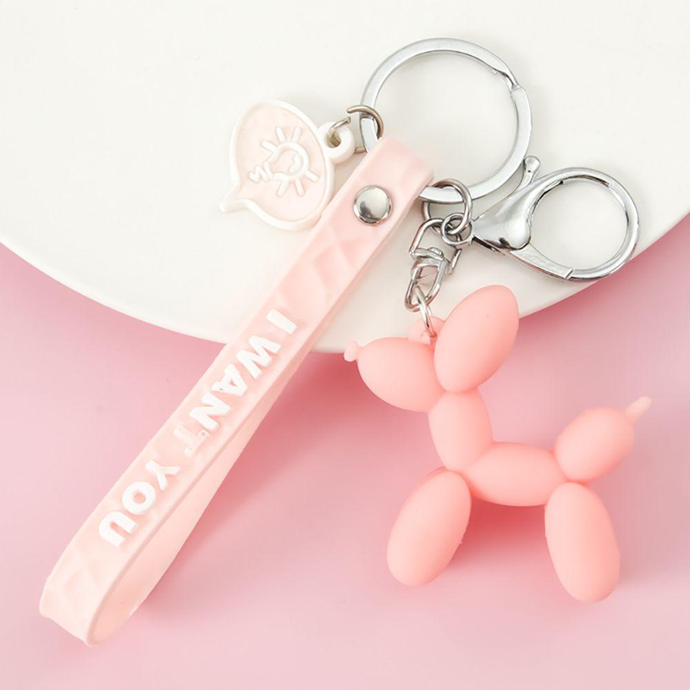 Móc Khóa Hình Chú Chó Bằng Silicone Dễ Thương
