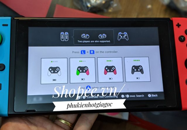 (Sẵn hàng VN) Tay cầm kết nối không dây cho máy chơi game Switch ver 1, ver 2, Switch Lite | BigBuy360 - bigbuy360.vn
