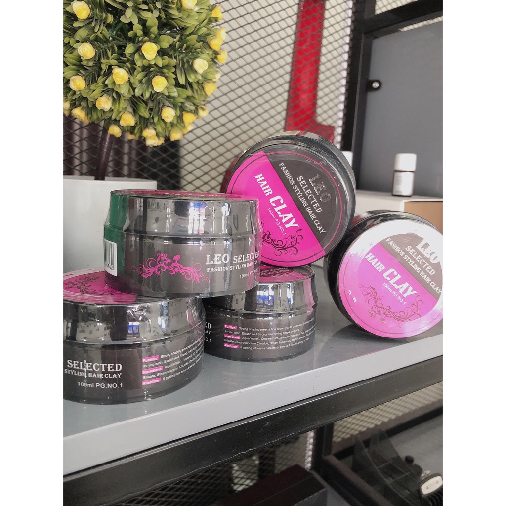 Sáp Vuốt Tóc Tạo Kiểu Giữ Nếp Lâu Dài Leo Hair CLay - 100ml
