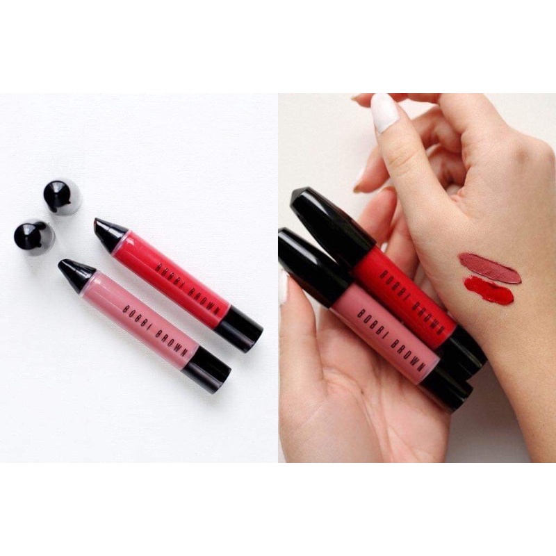 Set 2 son kem mini Bobbi Brown Lip Art 2ml/cây