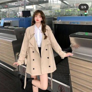trench coat dáng ngắn