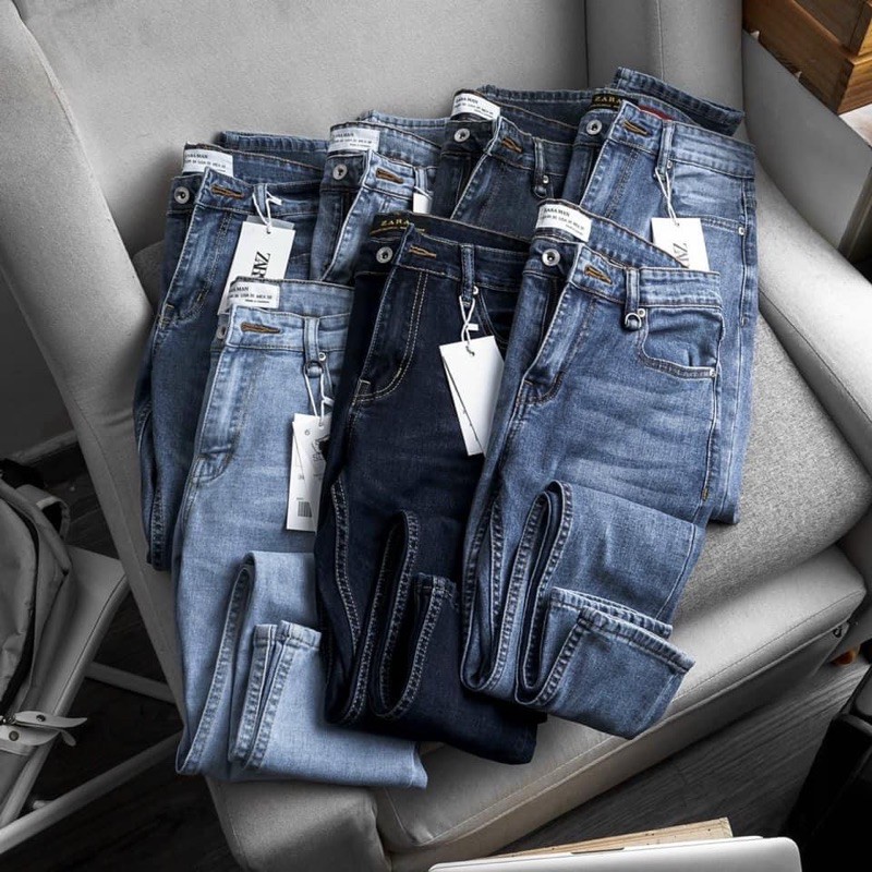 HOT TREND QUẦN JEAN NAM QUẦN BÒ NAM THỜI TRANG HÀNG MỚI VỀ  QUẦN RIN  ỐNG ÔM VNXK CAO CẤP HAIAN JEANS