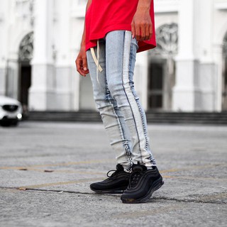 QUẦN JEAN ZIPPER DISTRESS