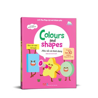 Sách - Lift-The-Flap-Lật mở khám phá - Colours and Shapes - Màu sắc và hình dạng