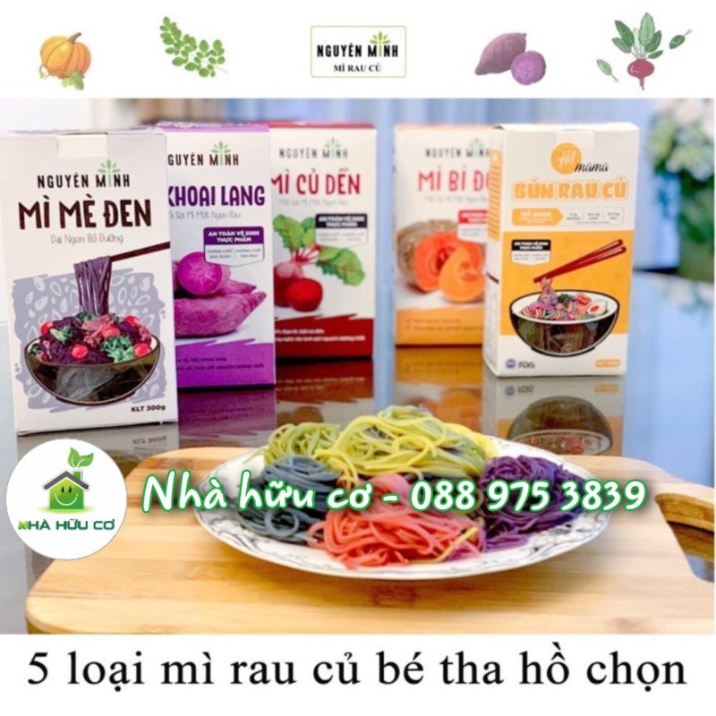 Bún rau củ/Miến rau củ NGUYÊN MINH/HT FOOD cho bé ăn dặm Date: 1/2024