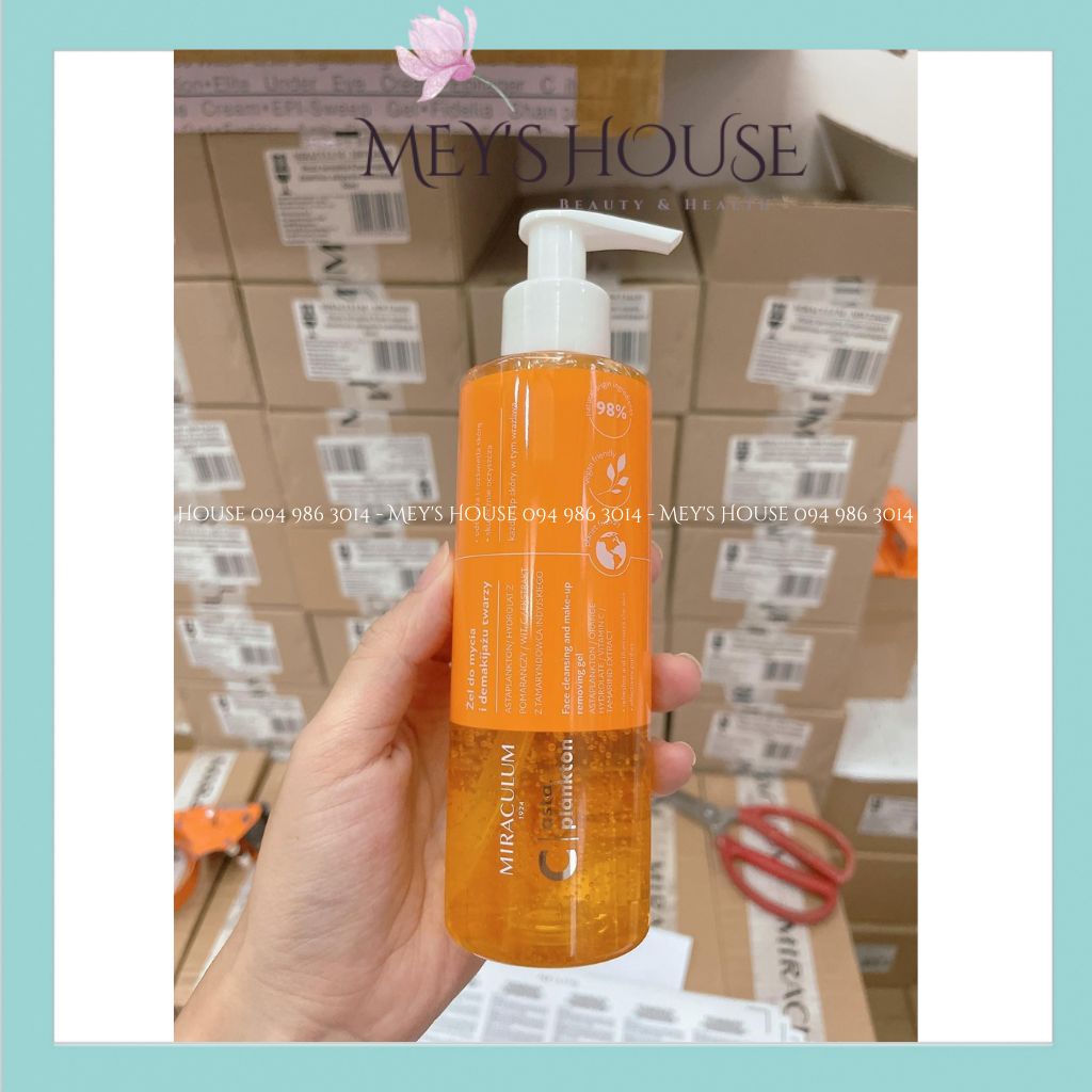 Gel Rửa Mặt - MIRACULUM Asta.Plankton C, Sữa Rửa Mặt Trắng Da dạng Gel