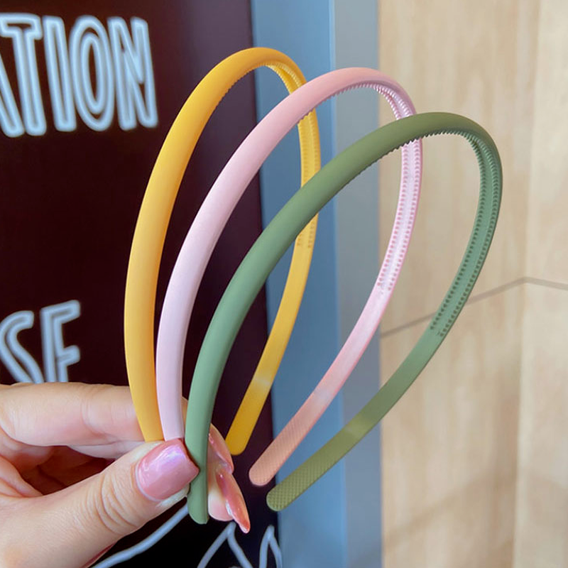 Cài tóc màu trơn phong cách Hàn Quốc đơn giản