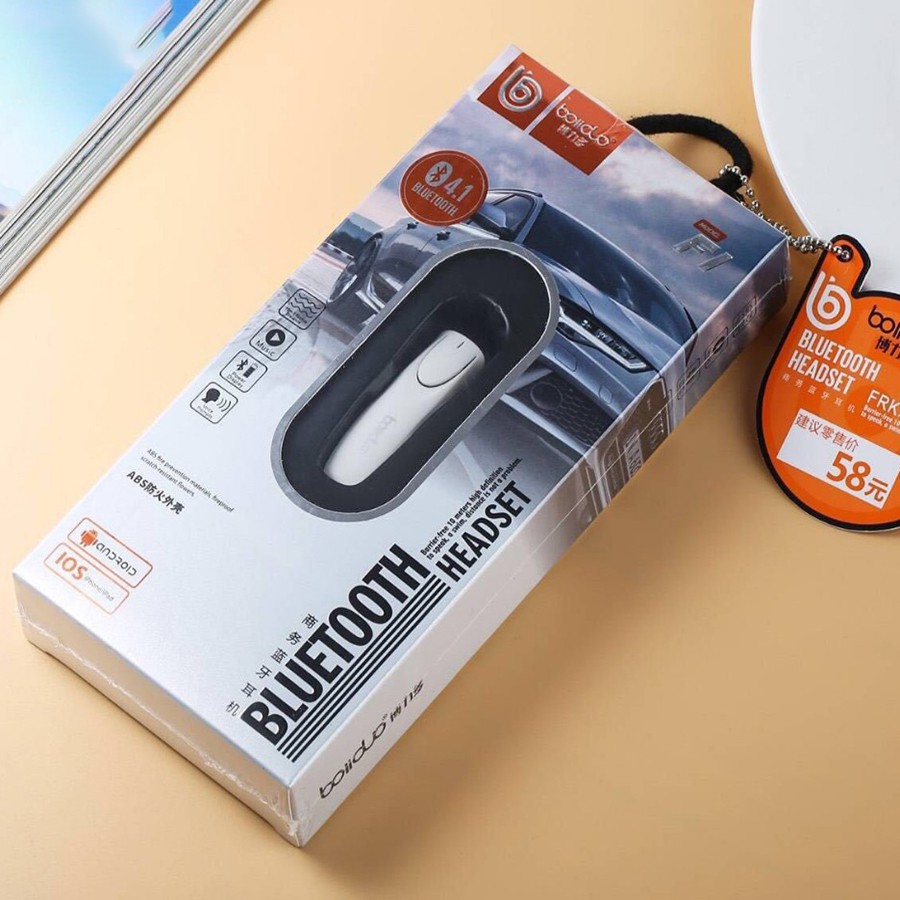 [Mã ELORDER5 giảm 10K đơn 20K] Tai Nghe Chính Hãng Bluetooth Boliduo F1 – Bluetooth Ver 4.1