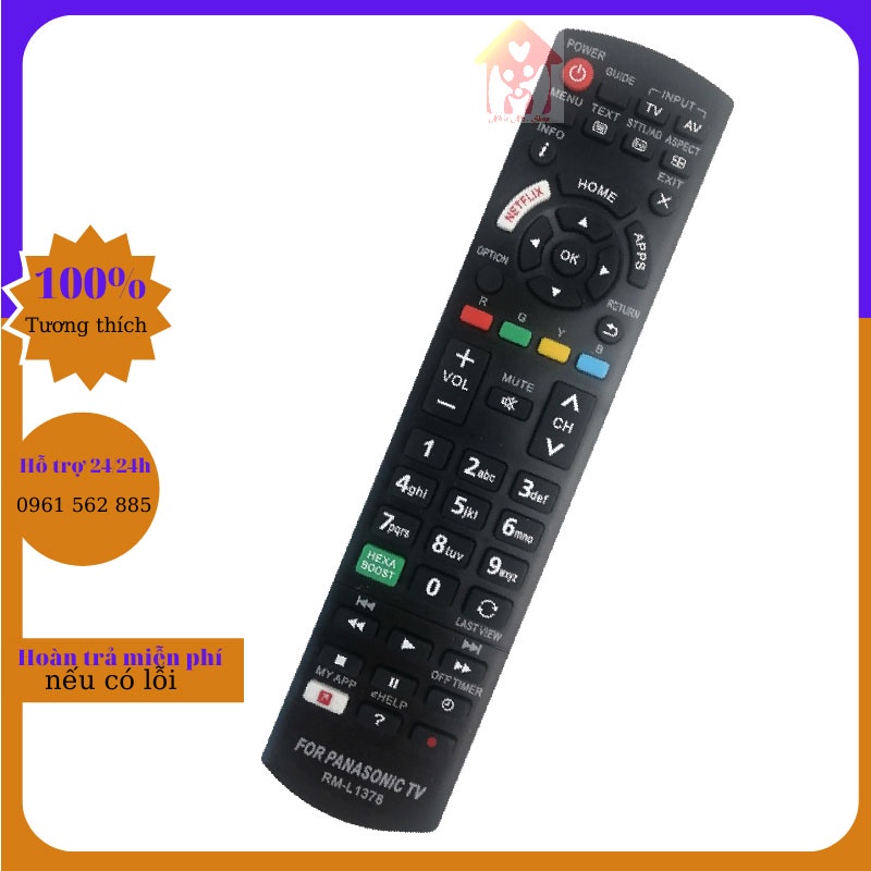 Remote Điều Khiển Tivi Panasonic Dài