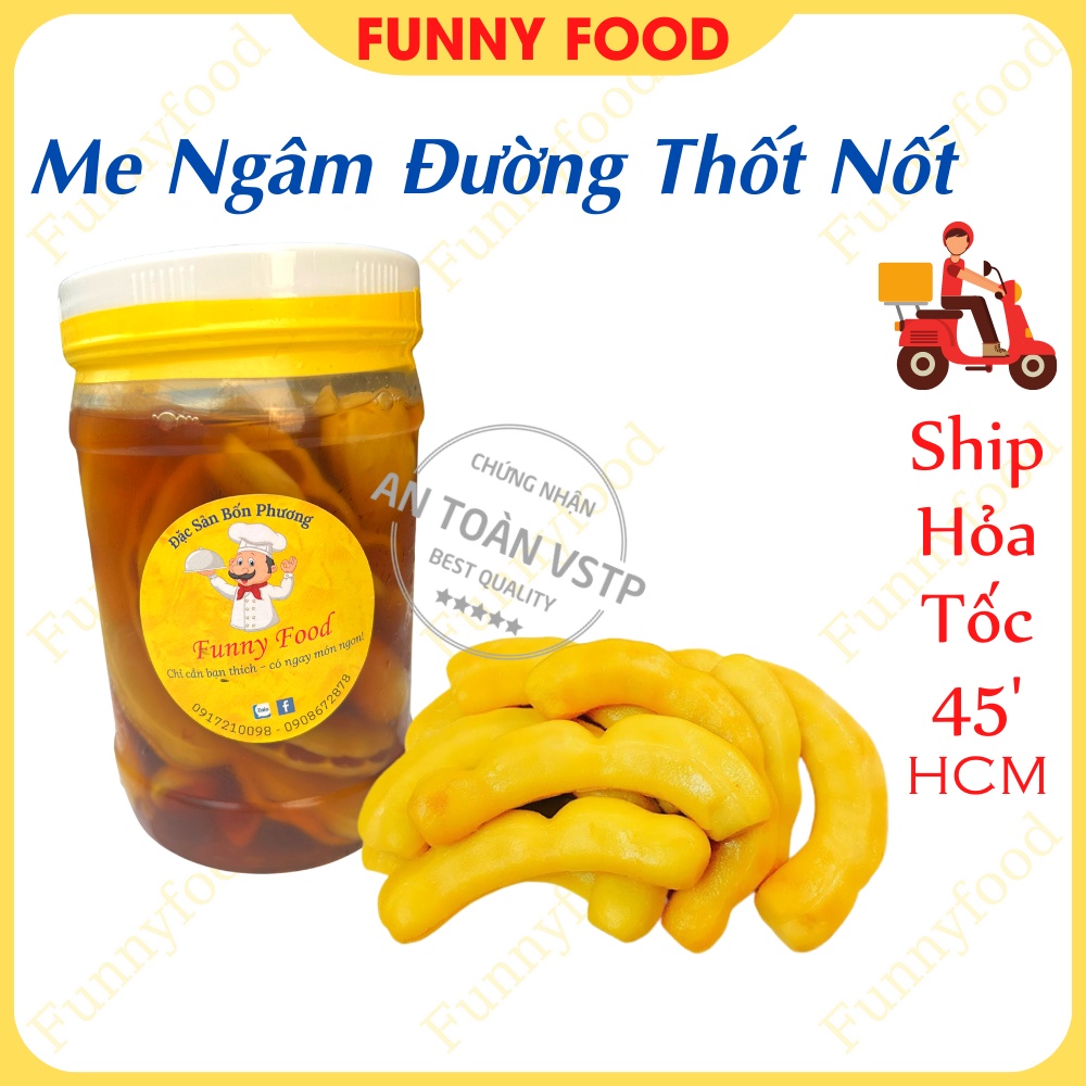 Me Ngâm Đường Thốt Nốt Handmade – Me Ngâm Đường Ngon – [Ship Hỏa Tốc HCM] – Funnyfood