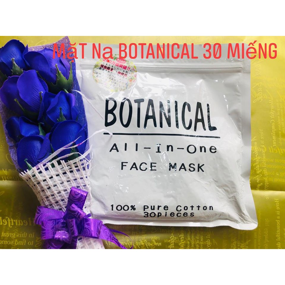 Mặt nạ dưỡng ẩm Botanical All In One Face Mask 30 miếng Nhật Bản