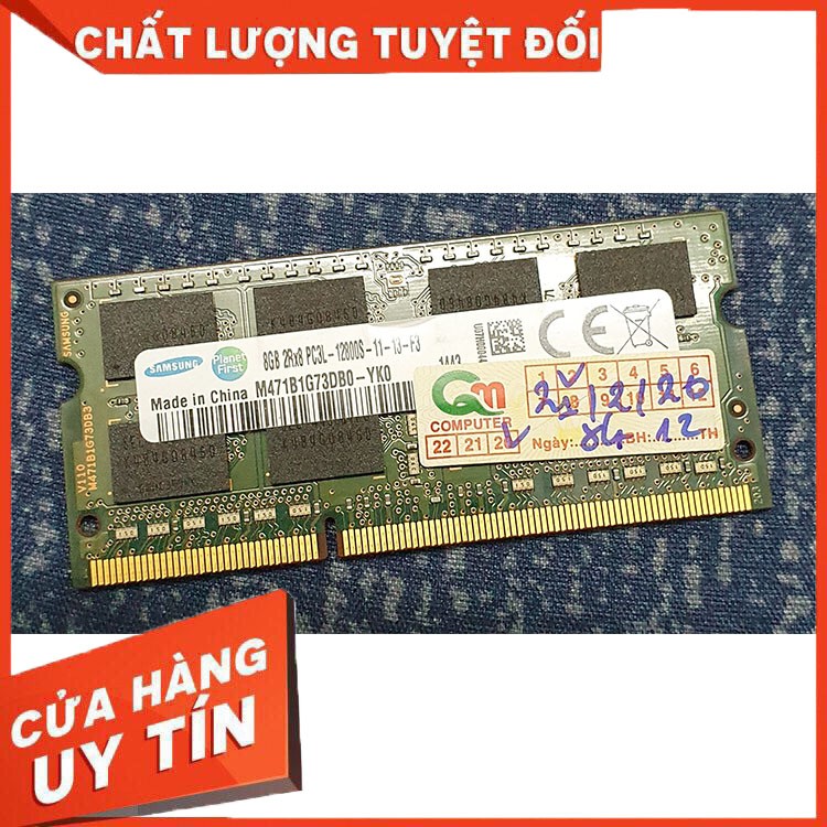 Ram Laptop DDR3L (PC3L) 4GB, 8GB bus 1600 (KINGSTON/SAMSUNG/TIMETEC ) tháo máy zin đẹp như mới - Bảo Hành 3 Năm