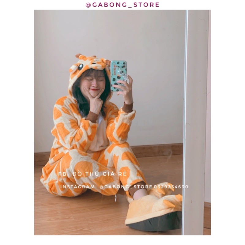 bộ đồ hình thú 💥FREESHIP 💥giảm 20k khi nhập mã [ DOTHU20K1] hươu cao cổ | BigBuy360 - bigbuy360.vn