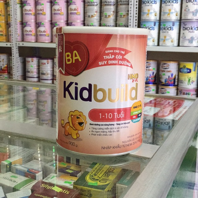 Kidbuild BA - cho trẻ suy dinh dưỡng, thấp còi