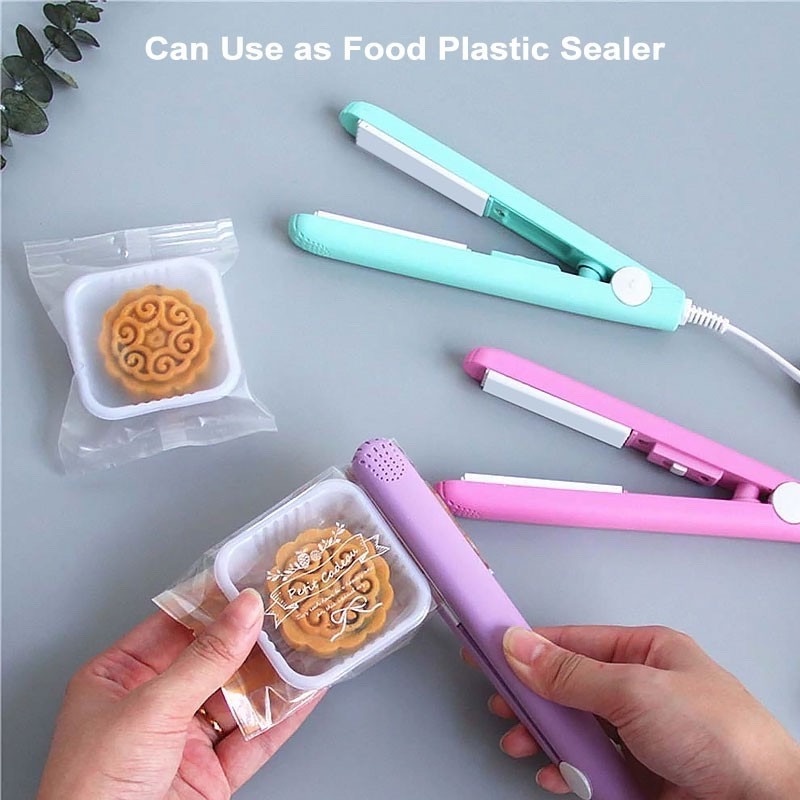 [Hàng mới về] Máy duỗi tóc mini cầm tay bằng nhựa mềm dùng ướt và khô tiện dụng