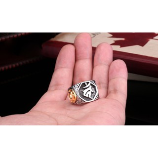 Nhẫn titanium chủng tử Om