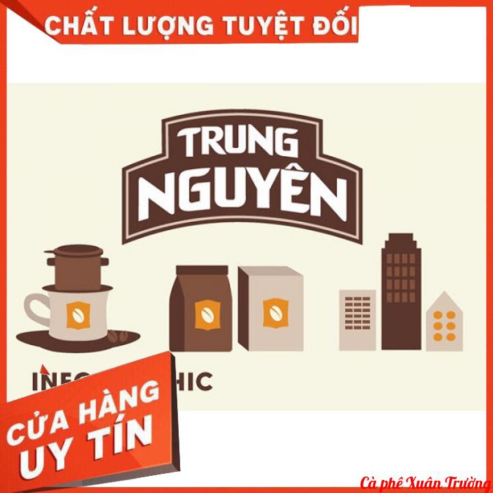 Cà Phê Bột  Chữ S-I-N Trung Nguyên - Cà Phê Pha Phin (Bịch 500g)