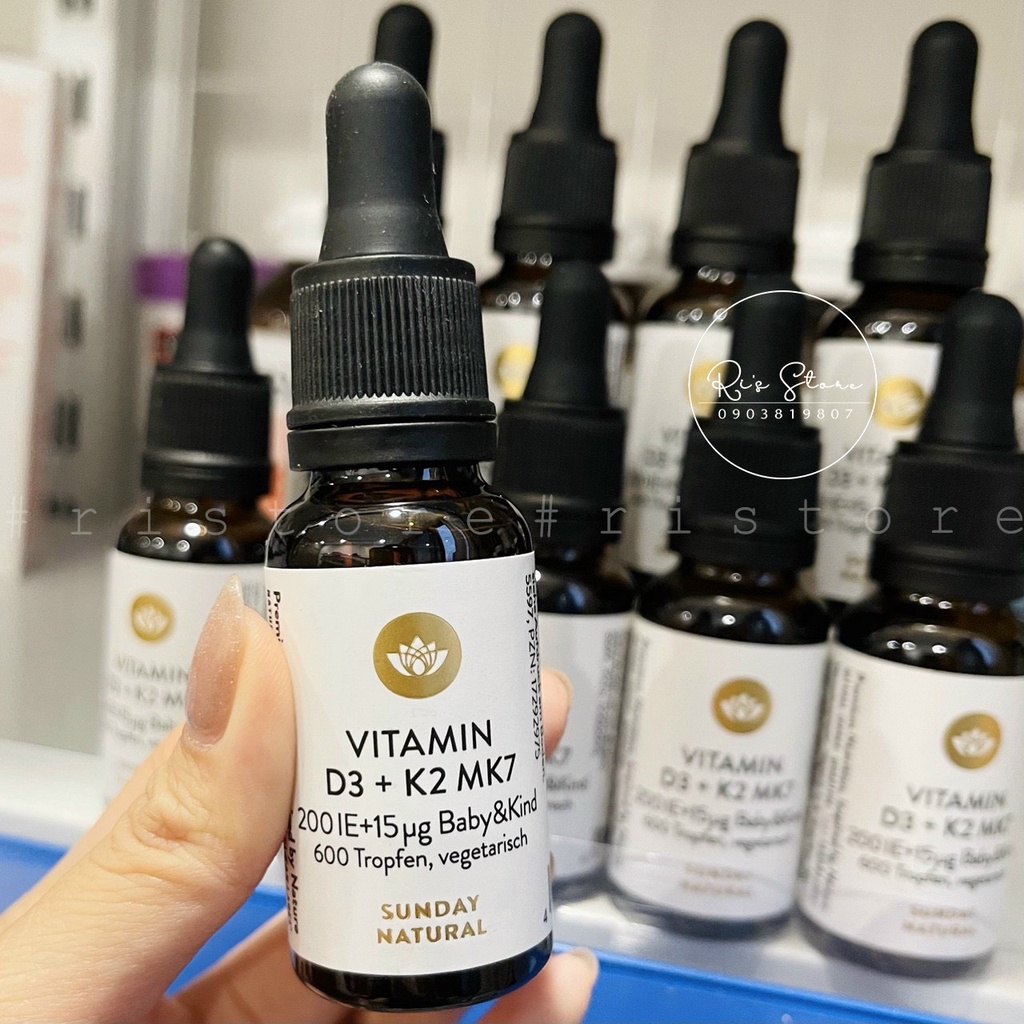 VITAMIN D3 K2 MK7 sunday Natural 20ml