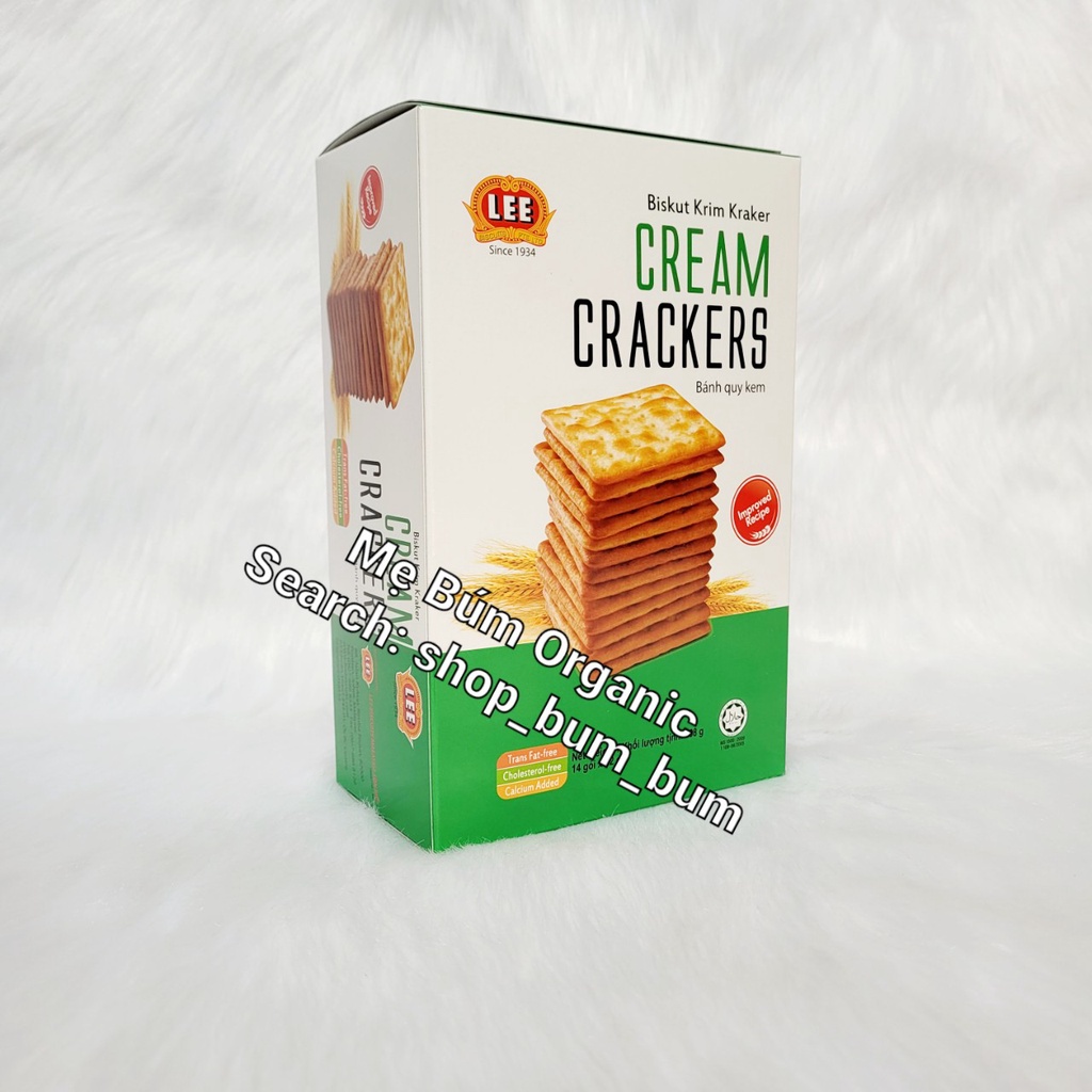 [HCM giao hóa tốc] Combo 2 hộp bánh quy giòn Cream Crackers Sunrise - Kem sữa không đường và phủ đường nhẹ - Hộp 308g