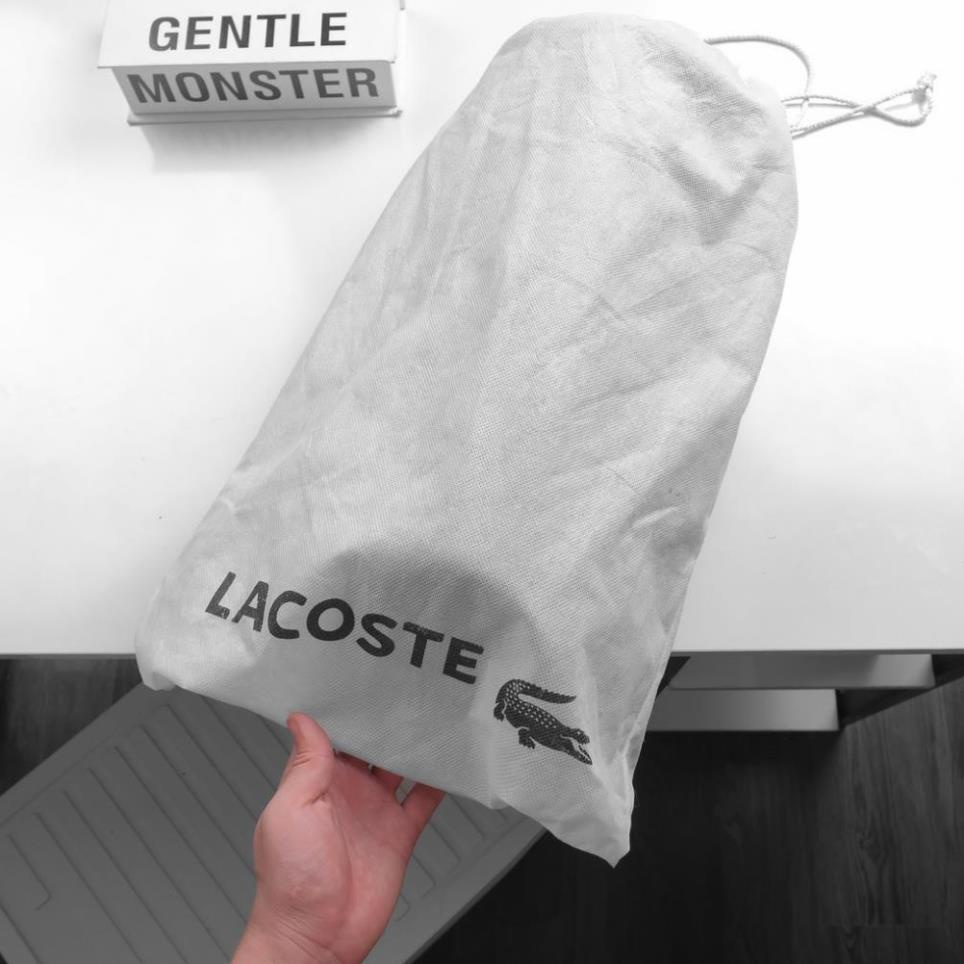 Túi trống Lacoste du lịch tâọ Gym, chất vải Canvas phối da si cao cấp