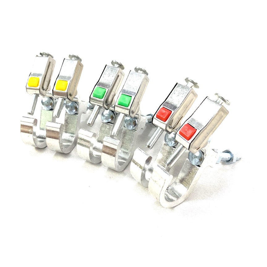 Cặp Móc treo đồ CNC trên xe máy kiểu bấm bật Greennetworks