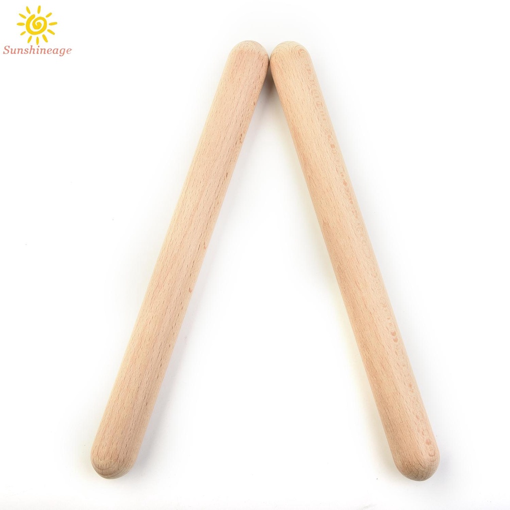 SUNAGE- ~2pcs/set Percussion Wooden Drum Stick Rhythm Learning-Education Toddler Newest【SUNAGE-HOT Fashion】