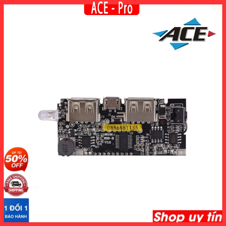 Module Sạc Pin Dự Phòng 18650 V4 1A/2A Hiển Thị LCD