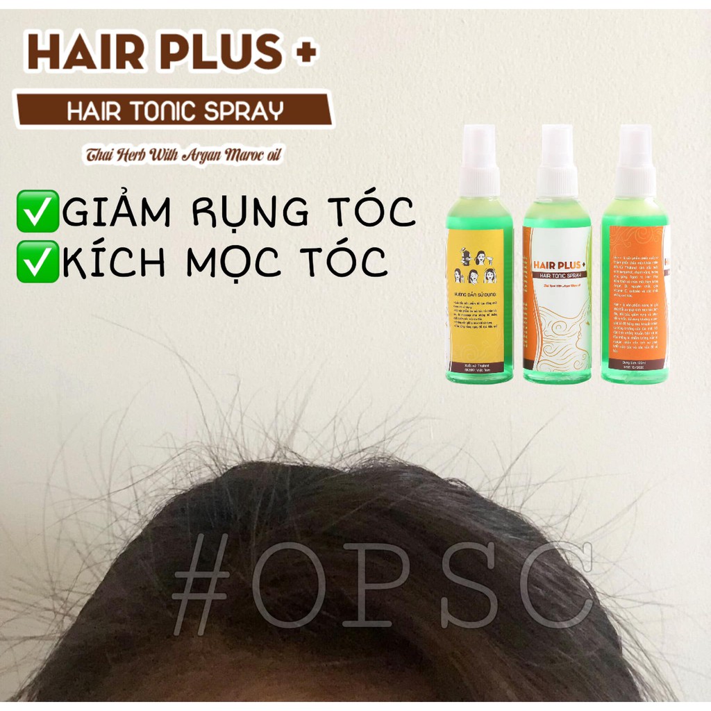 XỊT DƯỠNG TÓC HAIR PLUS - NGĂN RỤNG TÓC, KÍCH THÍCH MỌC TÓC