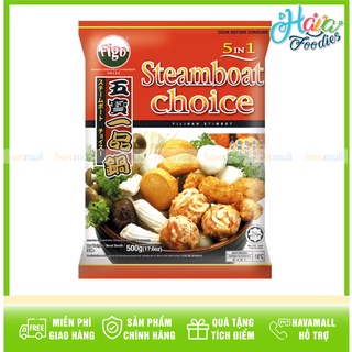 Combo viên thả lẩu 5 trong 1 figo 500gr – steamboat 5 in 1