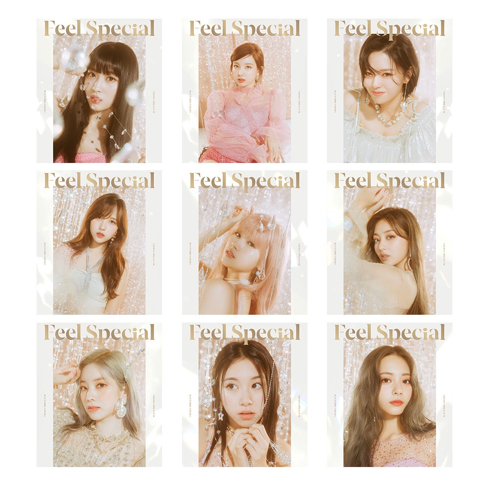K-Pop 9pcs TWICE FEEL SPECIAL Album Lomo Card Photocard SANA TZUYU JIHYO NAYEON