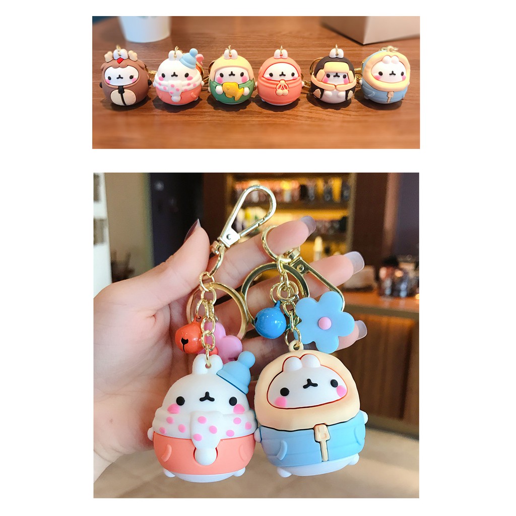 Móc khóa Molang cute