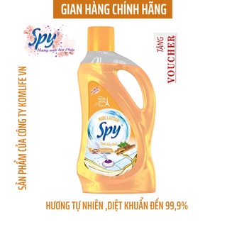Nước lau sàn SPY 950ml–5 mùi hương ( xanh, hồng, vàng, tím, cam)–Diệt khuẩn 99,9%,hương tự nhiên an toàn cho sức khỏe