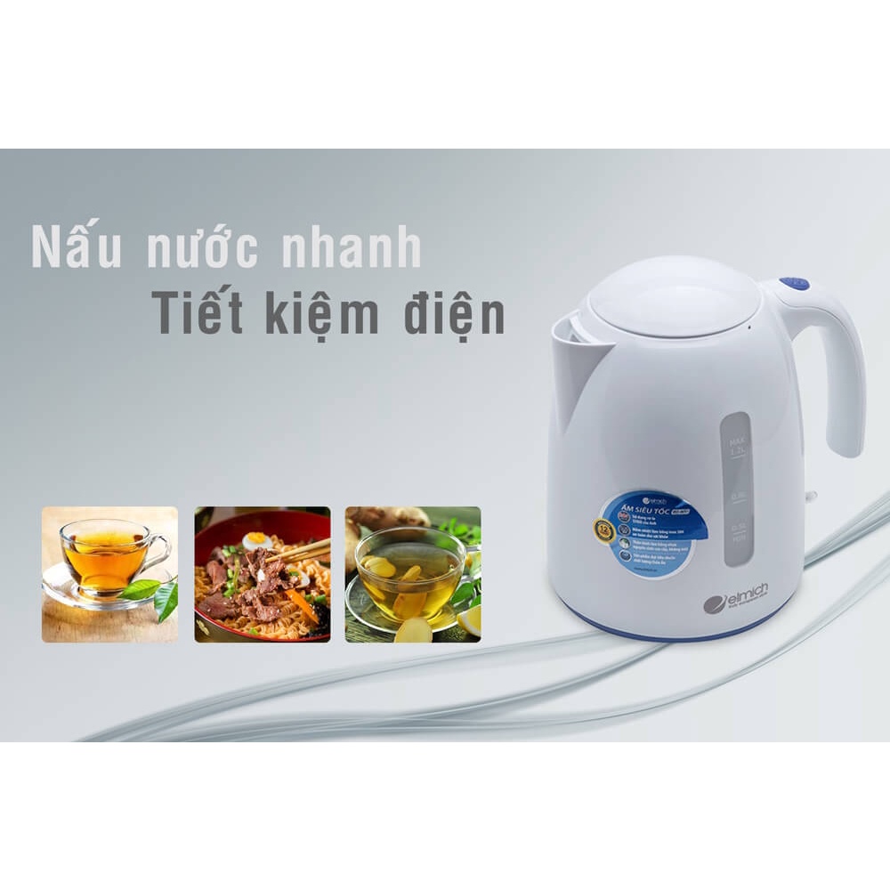 Bình Đun Siêu Tốc Elmich KEE-0697 - 1.2L