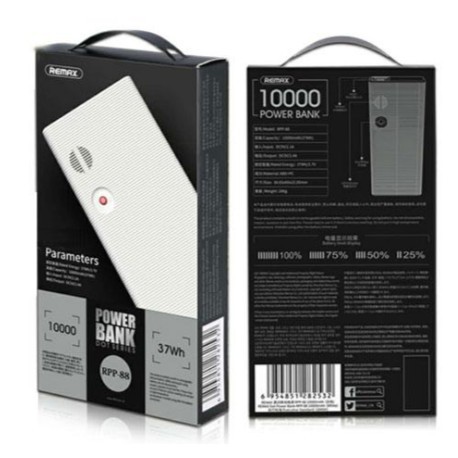 Pin Sạc Dự Phòng Mẫu Đẹp Remax 10000mAh RPP-88