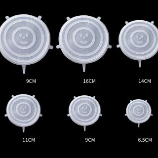 Bộ 6 Nắp Đậy Silicon.