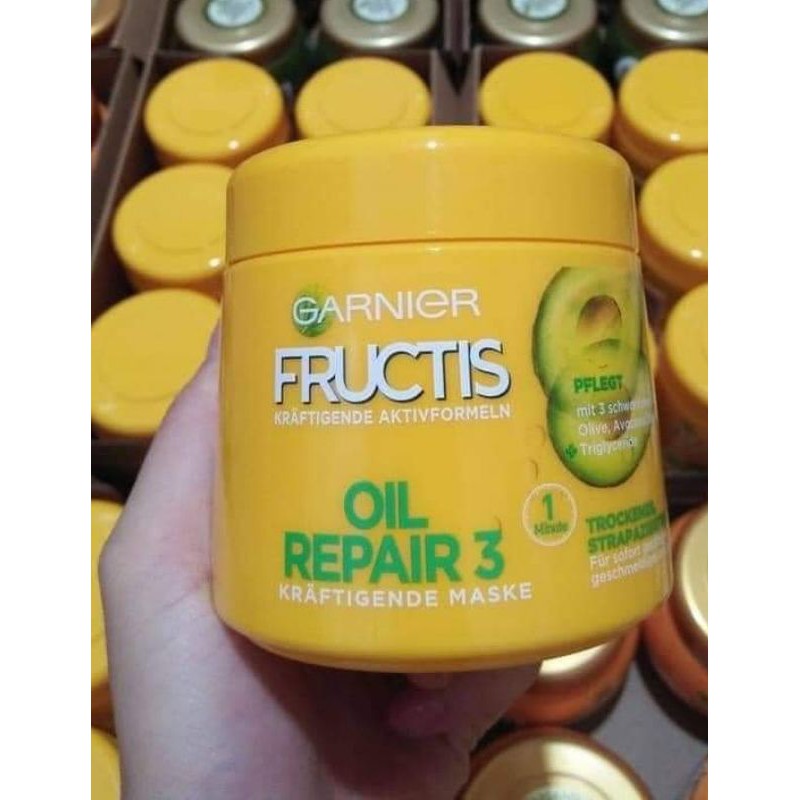 Kem ủ tóc Garnier oil repair