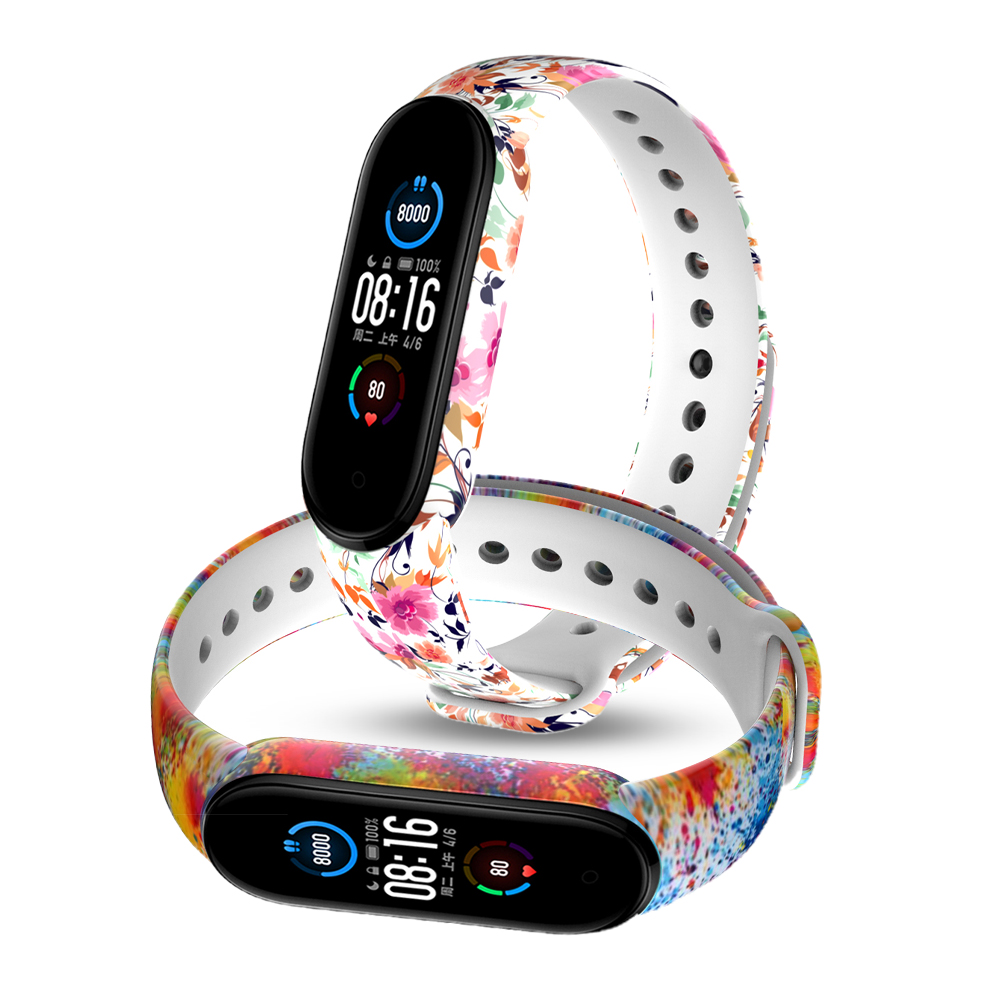 Dây Đeo Thay Thế Chất Liệu Silicon Màu Trơn Cho vòng đeo tay for Xiaomi Mi Band 5