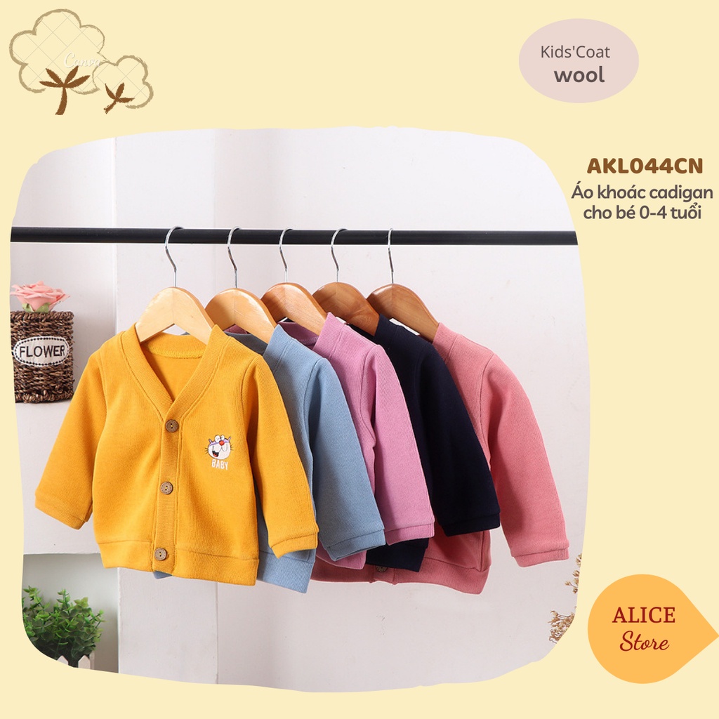 Quần áo trẻ em mùa đông💖FREESHIP💖Áo khoác phong cách Cardigan cho bé