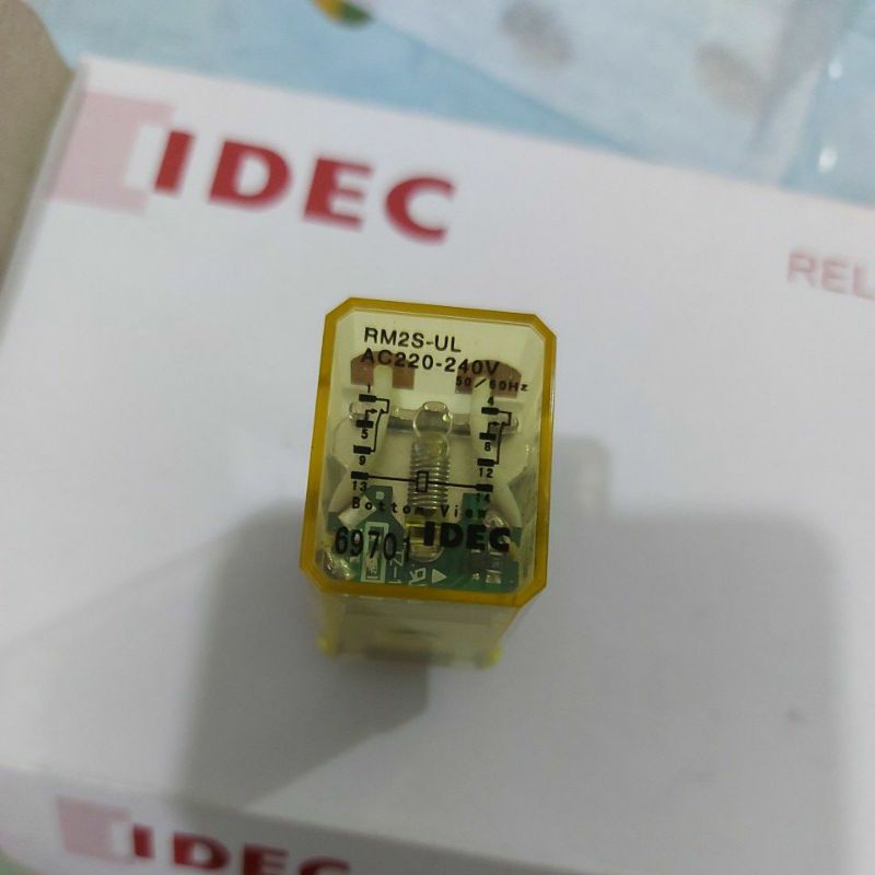 Rơ le trung gian IDEC 8 chân nhỏ RM2S-UL 12V 24V 220V