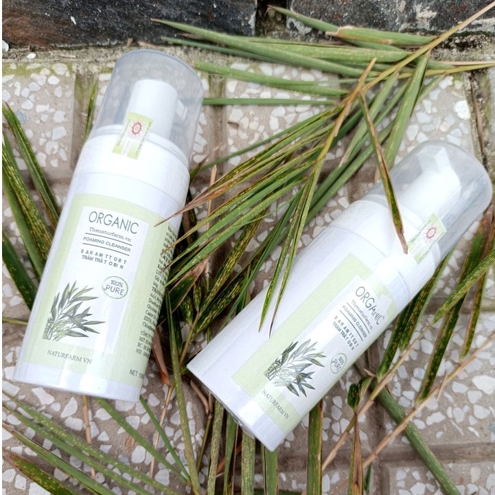 (100Ml) Sữa rửa mặt tạo bọt tràm trà tảo biển giảm mụn,mờ thâm,sáng da