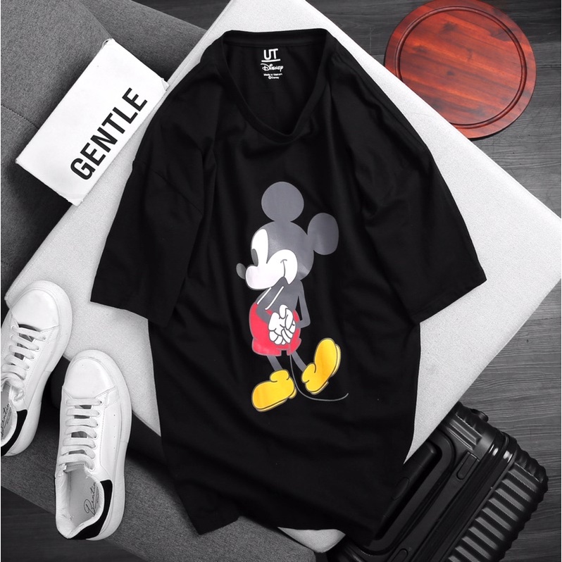Áo Thun Hình Mickey Freesize - Vải Thun 100% Cotton - Hình In Rõ Nét - Mát, Co Giãn Tốt | BigBuy360 - bigbuy360.vn