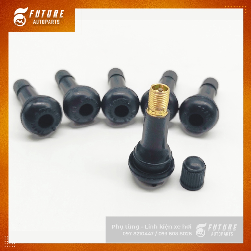 Gói 100 chiếc chân van cao su lõi đồng cho lốp không săm xe con, xe tải, xe máy  - Future Autoparts