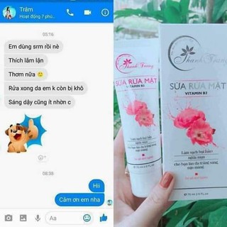 SỮA RỮA MẶT VITAMIN B3 THANH TRANG