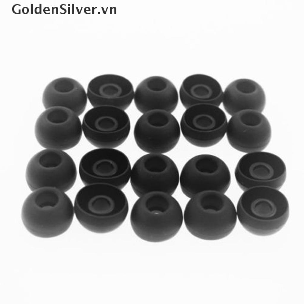 Set 20 Vỏ Bọc Đầu Tai Nghe Bằng Silicone Thay Thế Thông Dụng