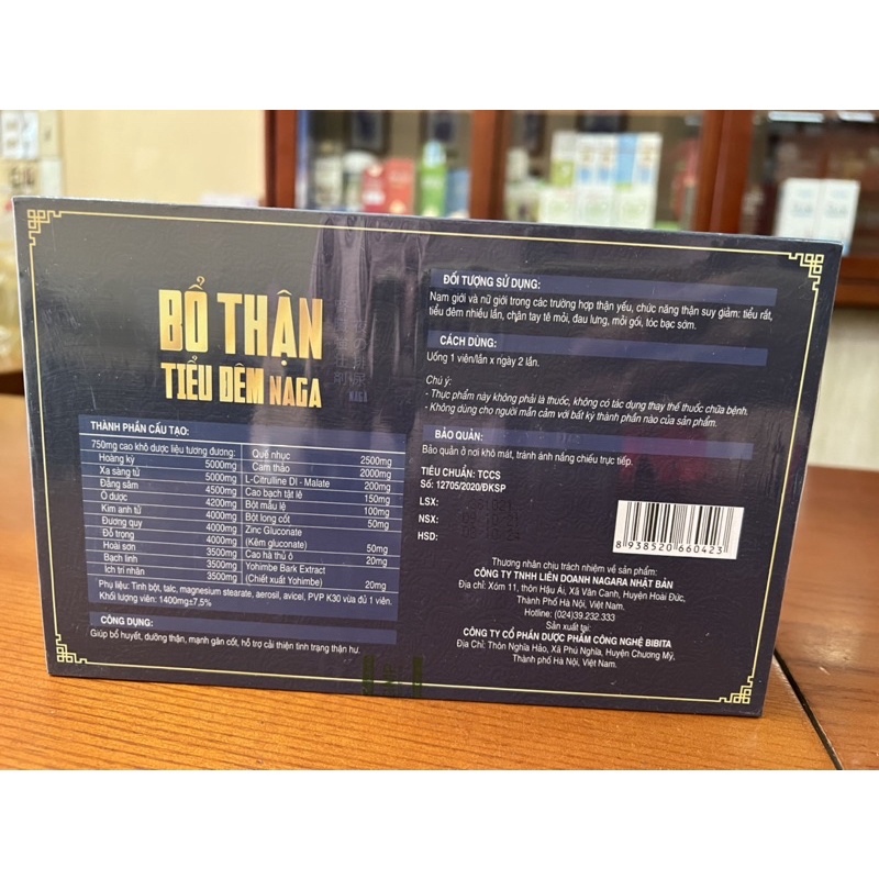 Bổ thận tiểu đêm Naga