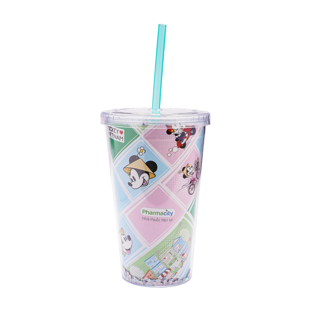 Ly nước Pharmacity 2 lớp Mickey go Việt Nam