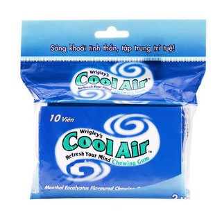 Vỉ 10 Viên Kẹo Sing Gum Cool Air Hương Bạc Hà Khuynh Diệp 11.6gr