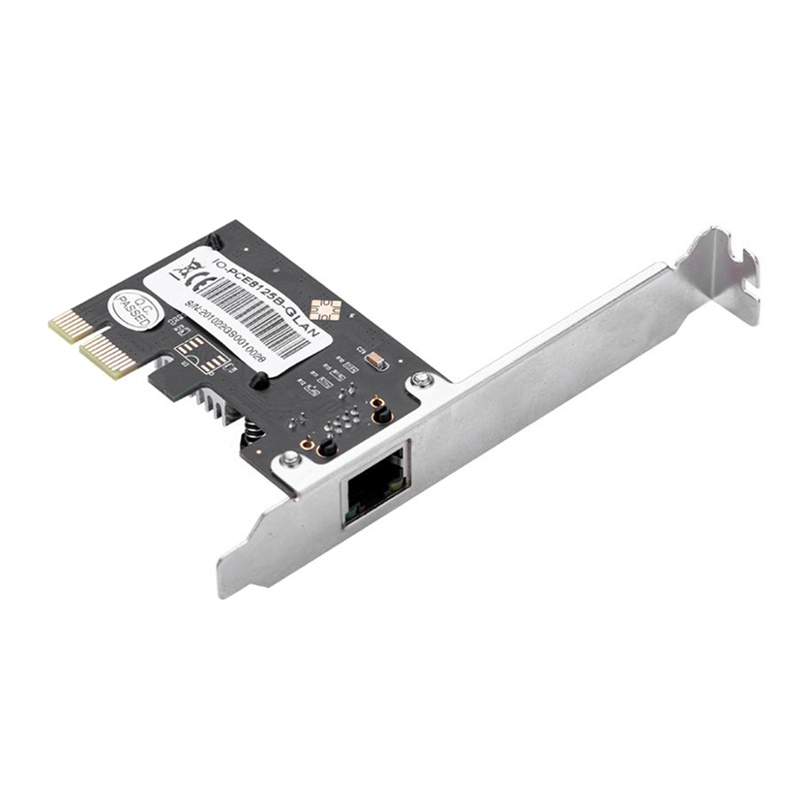 Card Mạng Gigabit PCIEx1 2.5G Kèm 1 Cổng 2500Mbps PCIe 2.5Gb RJ45 LAN Thẻ