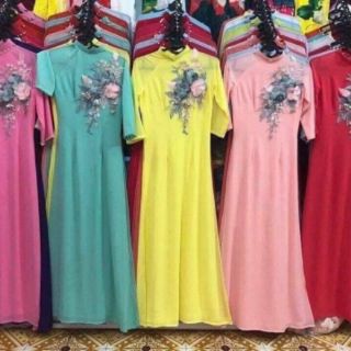 Áo dài vải lụa đẹp